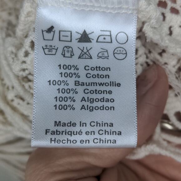 Anthropologie Callahan Boho crochet lagenlook beach top style 4158 - Picture 6 of 7